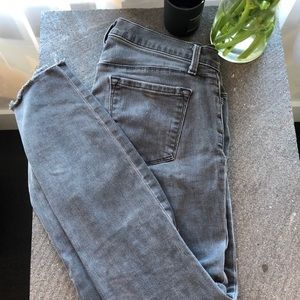 J brand grey distressed jeans